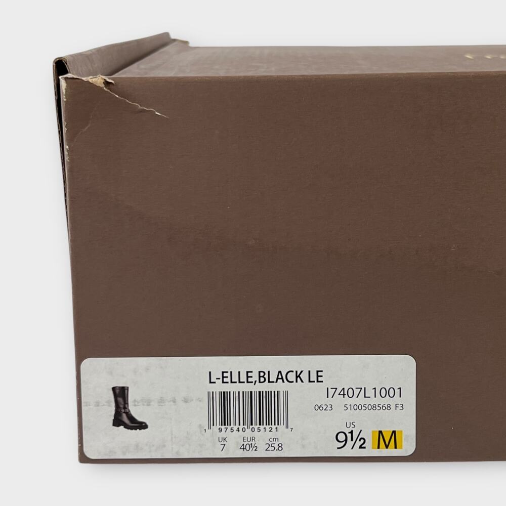 Franco Sarto Elle Lug Boot in Black Size 9.5 NEW - Picture 10 of 12